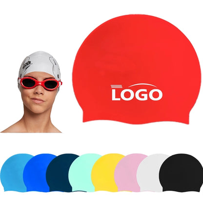 Custom LOGO Silicone Swim Cap 55G