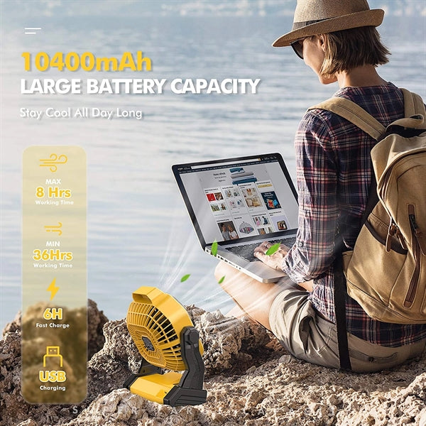 2 in 1 travel tent fan