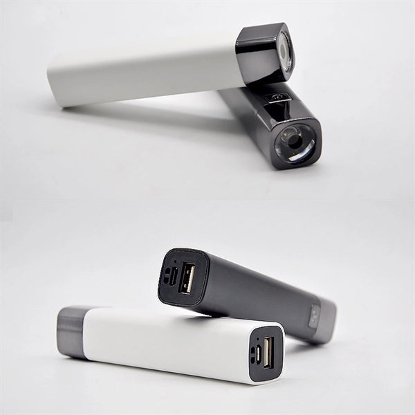 Power Bank With LED Flashlight