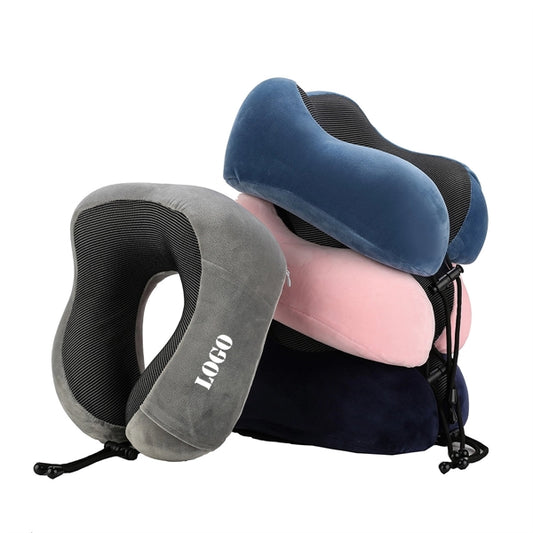 Memory Cotton U-shaped Travel Pillow