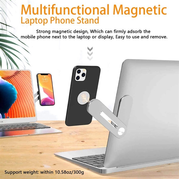 Magnetic Laptop Phone Holder