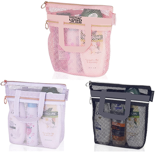 Portable Beach Bath Shower Toiletry Bag With Zipper