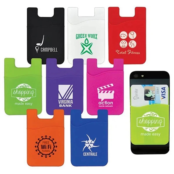 Customized Silicone Mobile Pockets