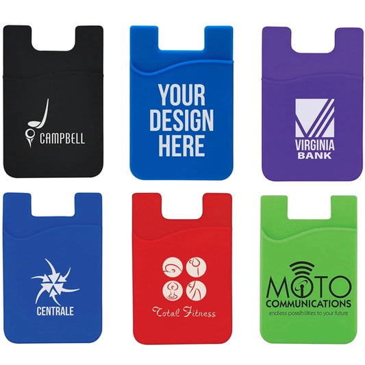 Smartphone Wallets Silicone Card Holder