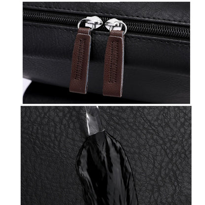 Travel Leather Laptop Backpack