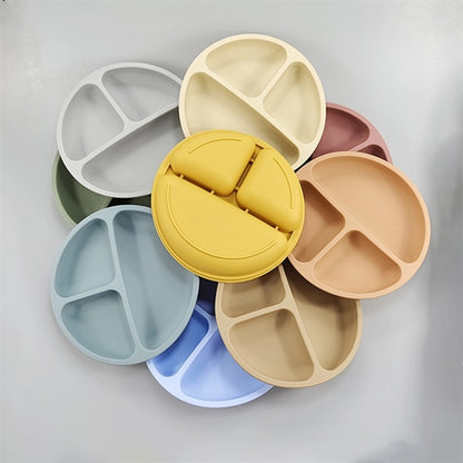 Silicone Divided Plates For Toddlers & Kids
