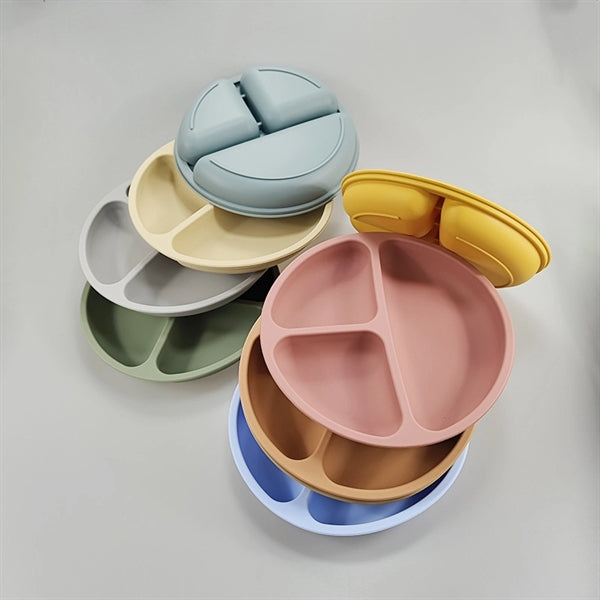 Silicone Divided Plates For Toddlers & Kids