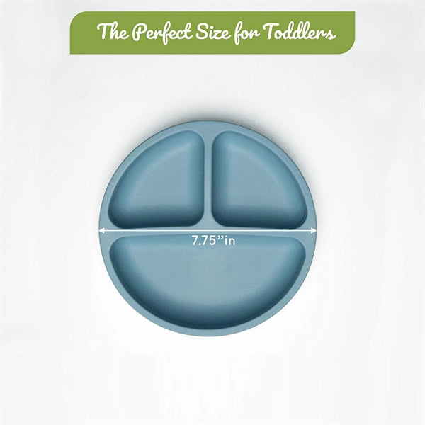 Silicone Divided Plates For Toddlers & Kids