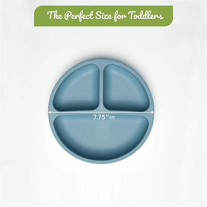 Silicone Divided Plates For Toddlers & Kids