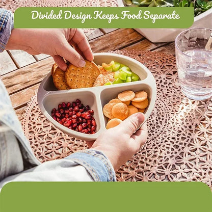 Silicone Divided Plates For Toddlers & Kids