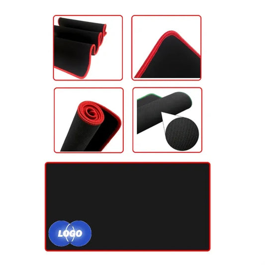 Large rubber pad for mouse