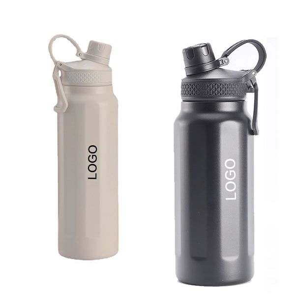 Stainless Steel Sports Bottle with Handle