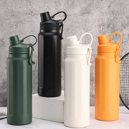 Stainless Steel Sports Bottle with Handle