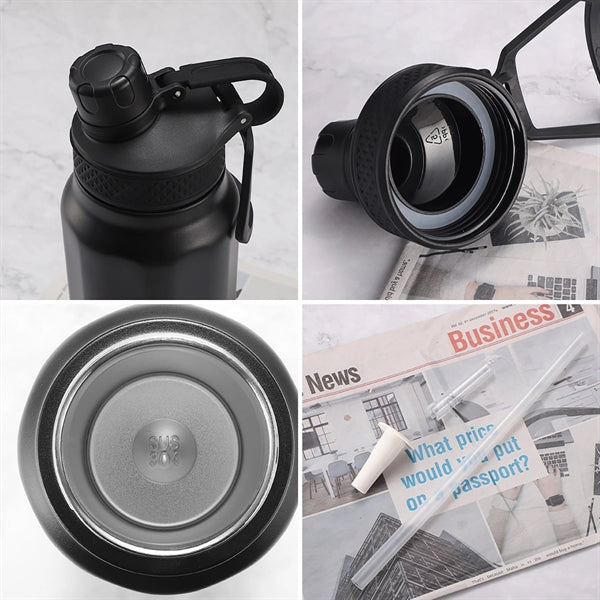 Stainless Steel Sports Bottle with Handle