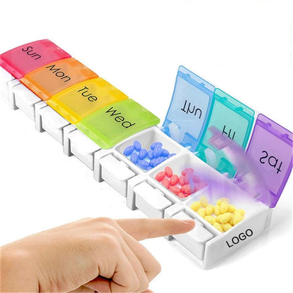 7-Day Pill Case with Spring Design