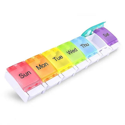 7-Day Pill Case with Spring Design