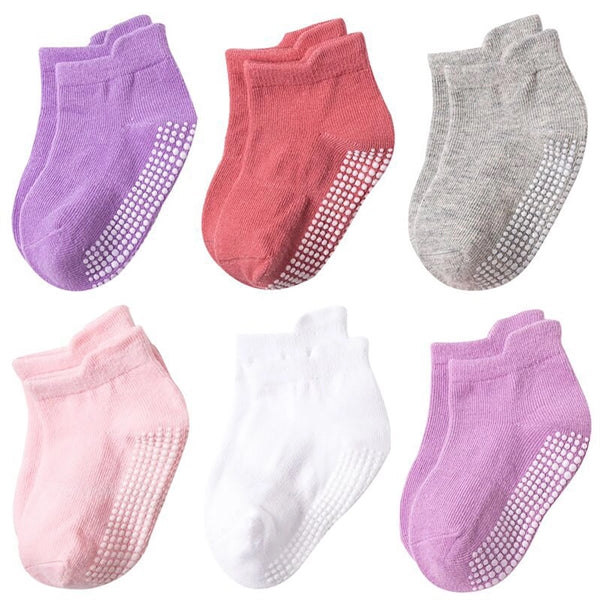 Non Slip Grip Socks for Kids
