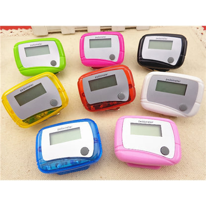 Fitness step counter Pedomete on Waist