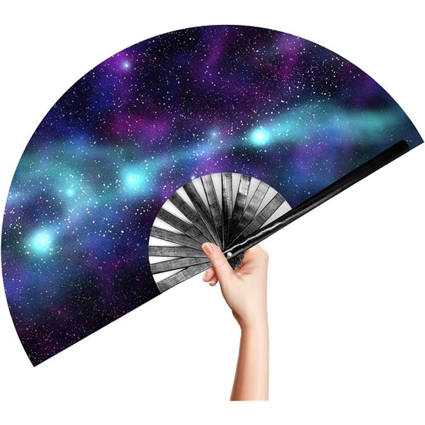 Custom Large Silk Bamboo Folding Hand Fan