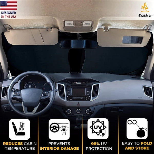 Custom Durable Car Windshield Sun Shade Visor