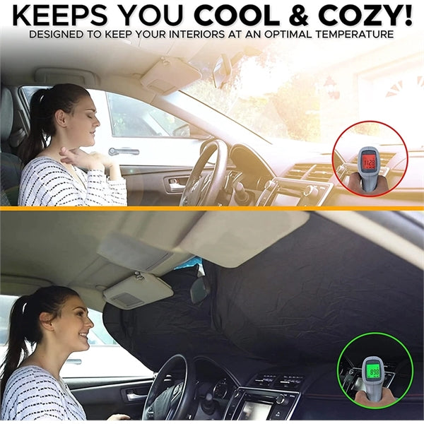 Custom Durable Car Windshield Sun Shade Visor