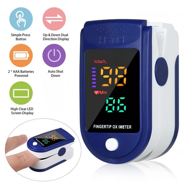 Pulse Oximeter Oximetro oximet finger Test