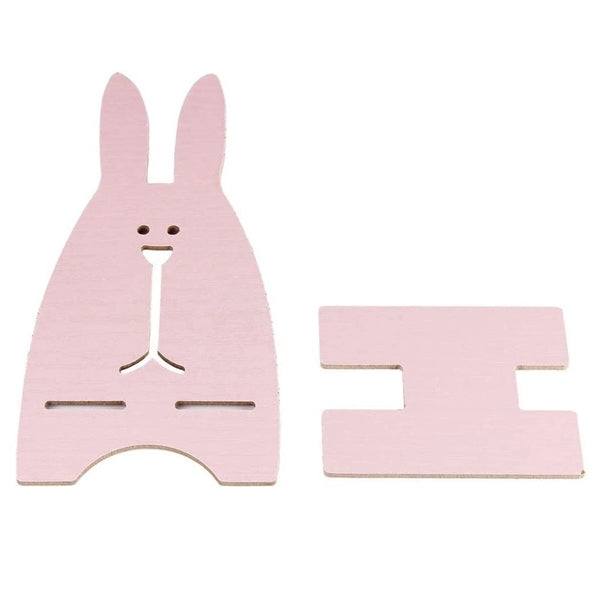 Wooden Bunny Phone Stand