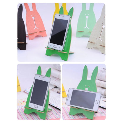 Wooden Bunny Phone Stand