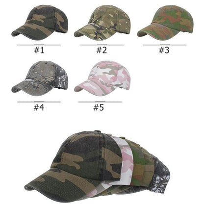 Camo Stone Washed Cap