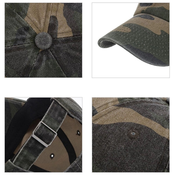 Camo Stone Washed Cap