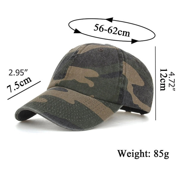 Camo Stone Washed Cap