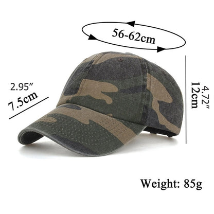 Camo Stone Washed Cap