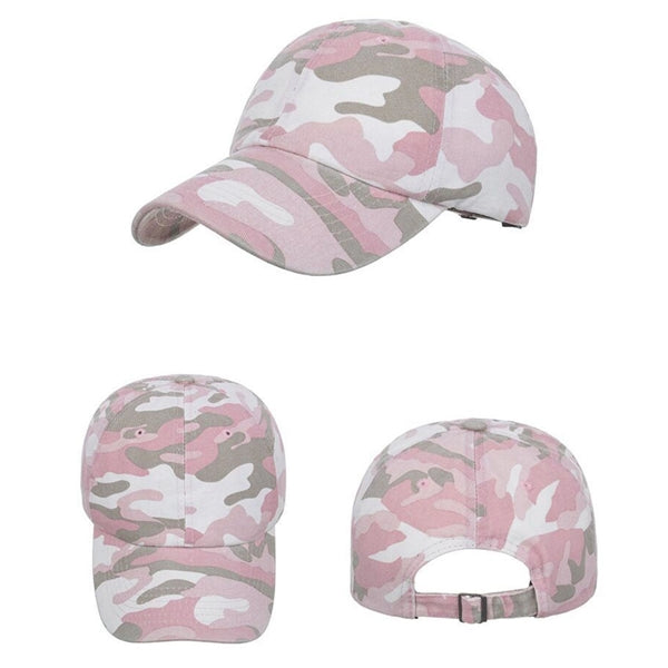 Camo Stone Washed Cap