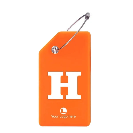 Initial Letter Silicone Luggage Tag