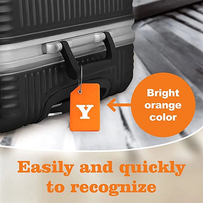 Initial Letter Silicone Luggage Tag