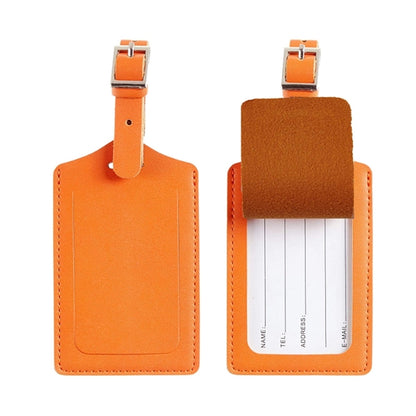 Faux Leather Luggage Tag