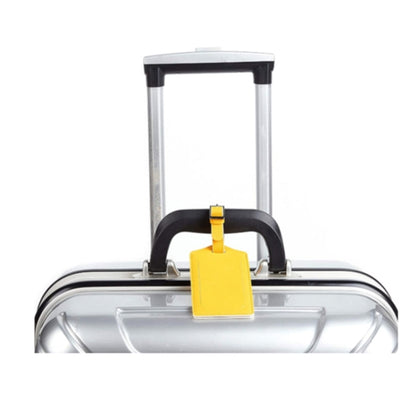 Faux Leather Luggage Tag