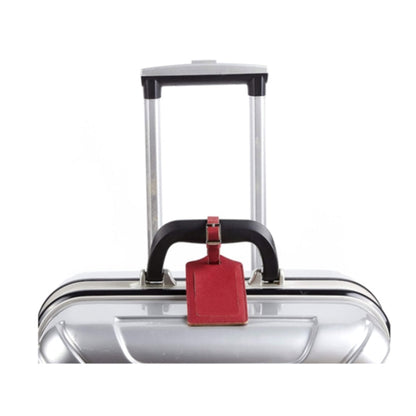 Faux Leather Luggage Tag