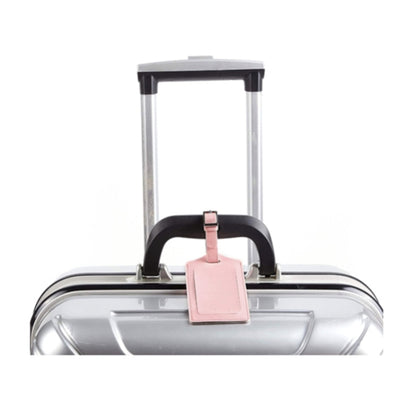 Faux Leather Luggage Tag