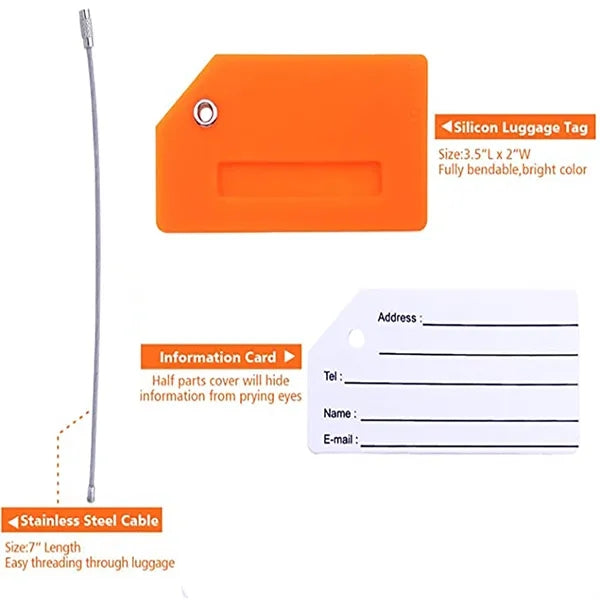 Silicone Luggage Tag
