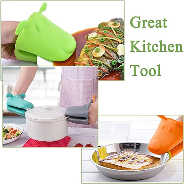 Dog Head Shaped Mitt Pot Holder