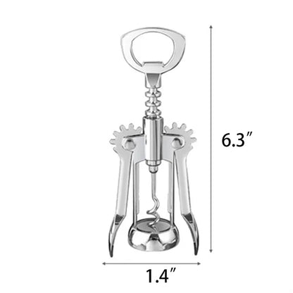 Zinc alloy Corkscrew bottle opener