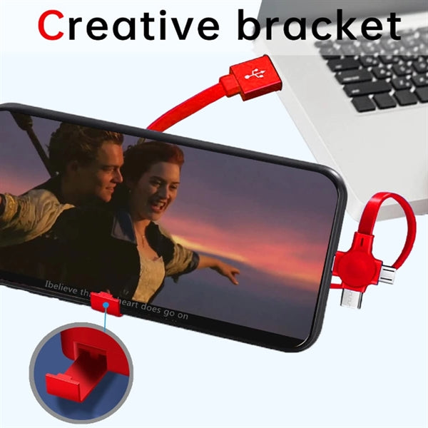 Retractable 3-in-1 Data Cable