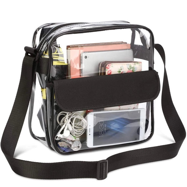 Clear Crossbody Messenger Shoulder Bag