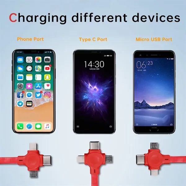 Retractable 3-in-1 Data Cable