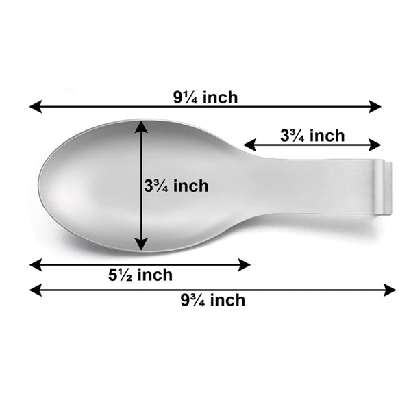 Stainless Steel Spatula Ladle Holder Large Size Spoon Rest