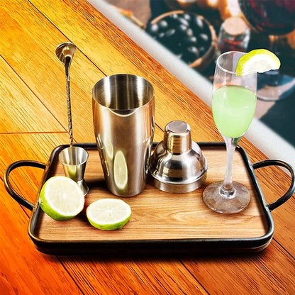 Stainless Steel Cocktail Shaker Bar Set