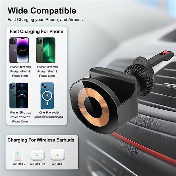 2 In 1 Magnetic Car Charger
