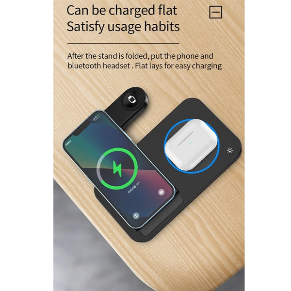 Foldable 4-In-1 Wireless Charger