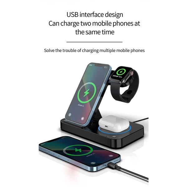 Foldable 4-In-1 Wireless Charger